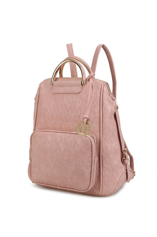MKF Torra Milan Signature Trendy Vegan Leather Backpack Mia