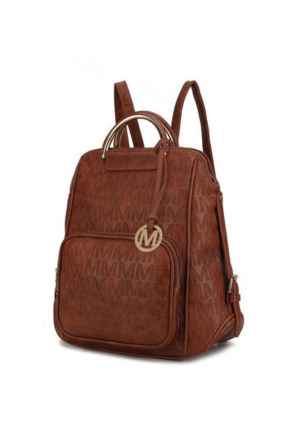 MKF Torra Milan Signature Trendy Vegan Leather Backpack Mia