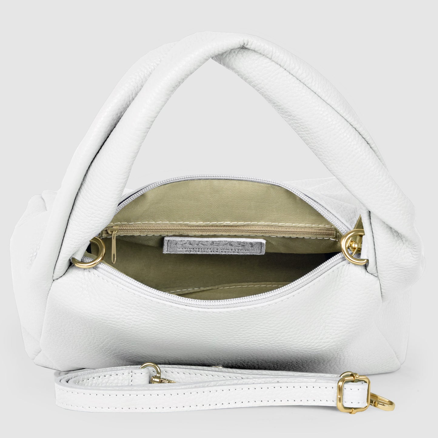 Calf Leather Top-Handle Bag