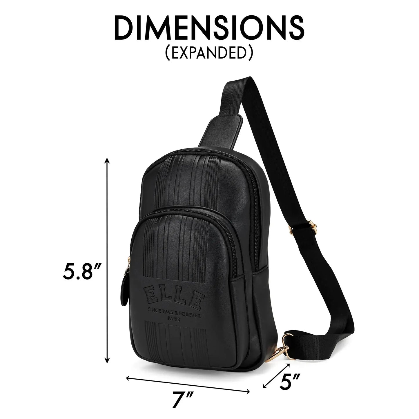 Roamer Vegan Leather 2.8L Sling | Crossbody Bag