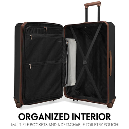 Luxe Journey 3 Piece Expandable Retro Luggage Set