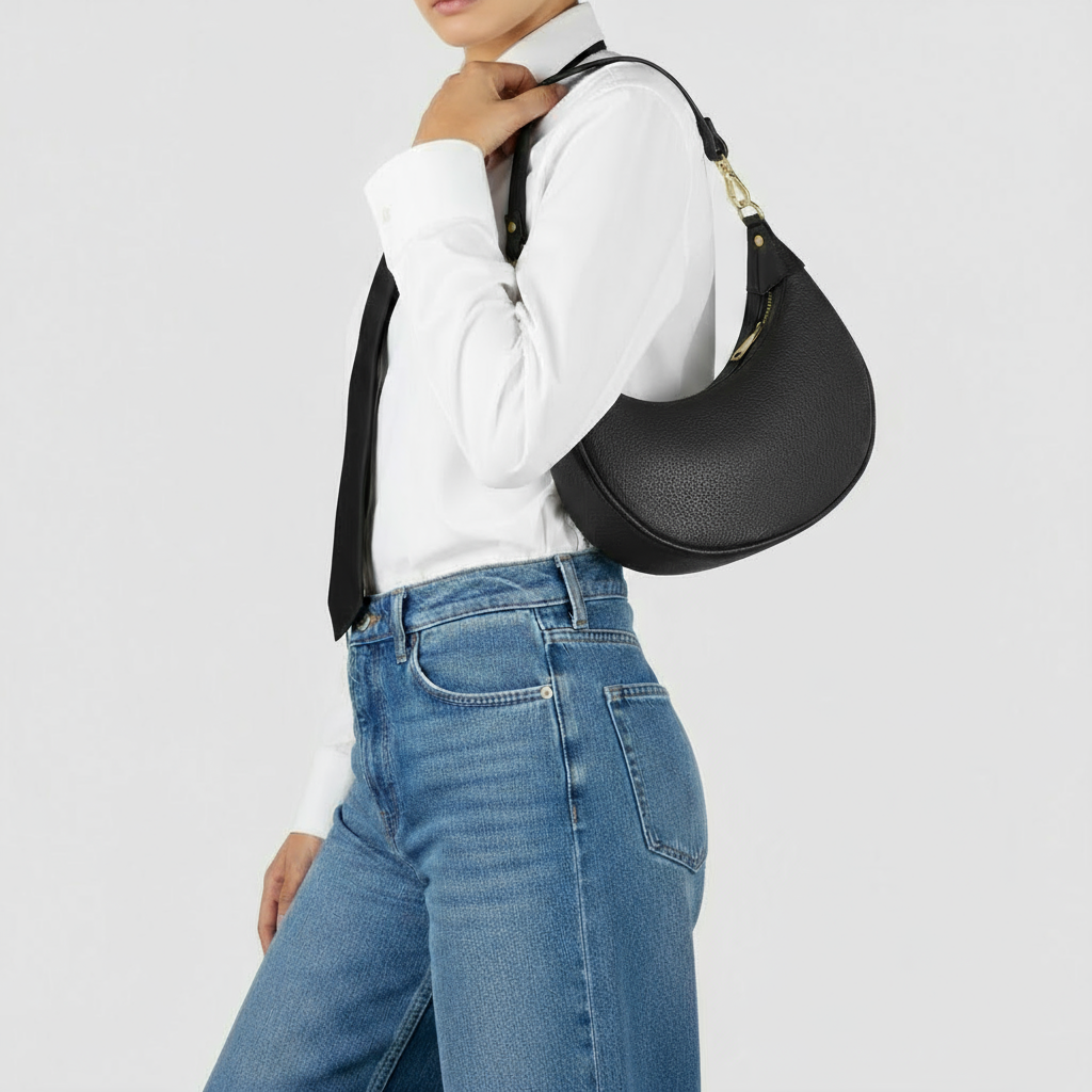 Calf Leather Shoulder Bag