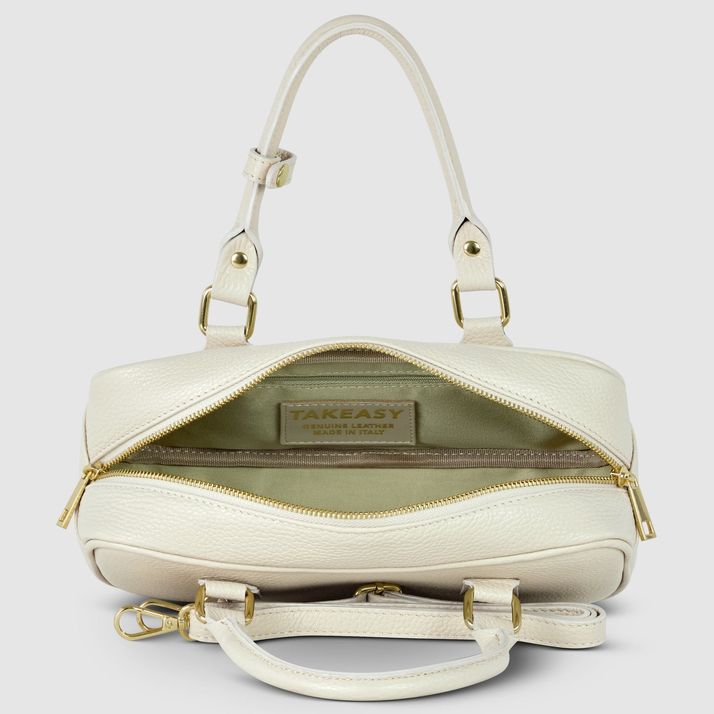 Calf Leather Top-Handle Bag
