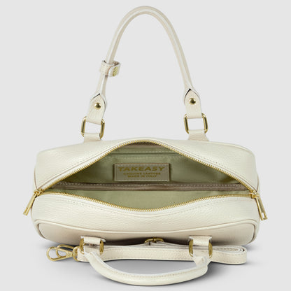 Calf Leather Top-Handle Bag