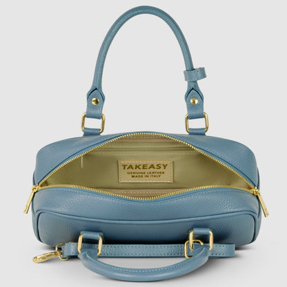 Calf Leather Top-Handle Bag
