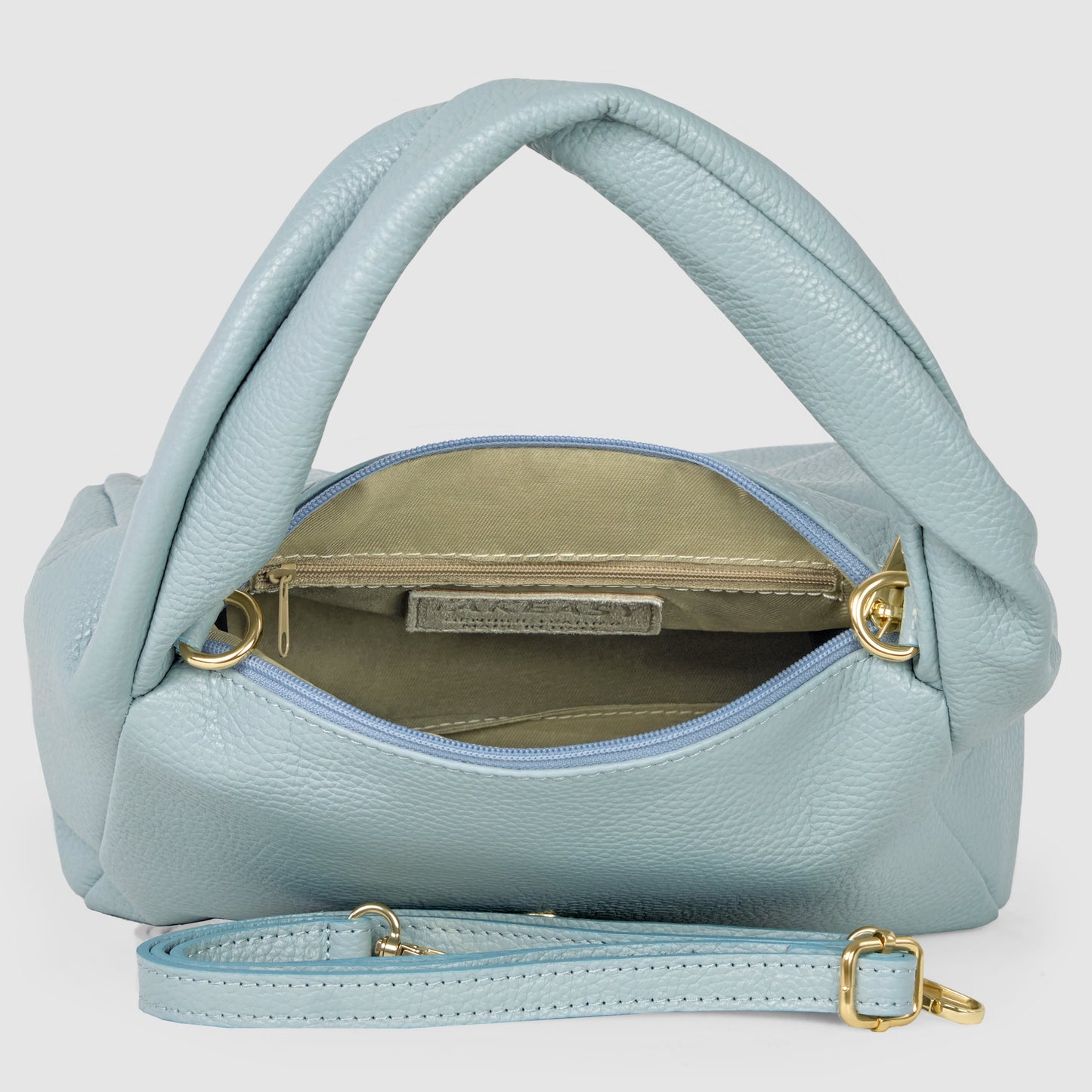 Calf Leather Top-Handle Bag