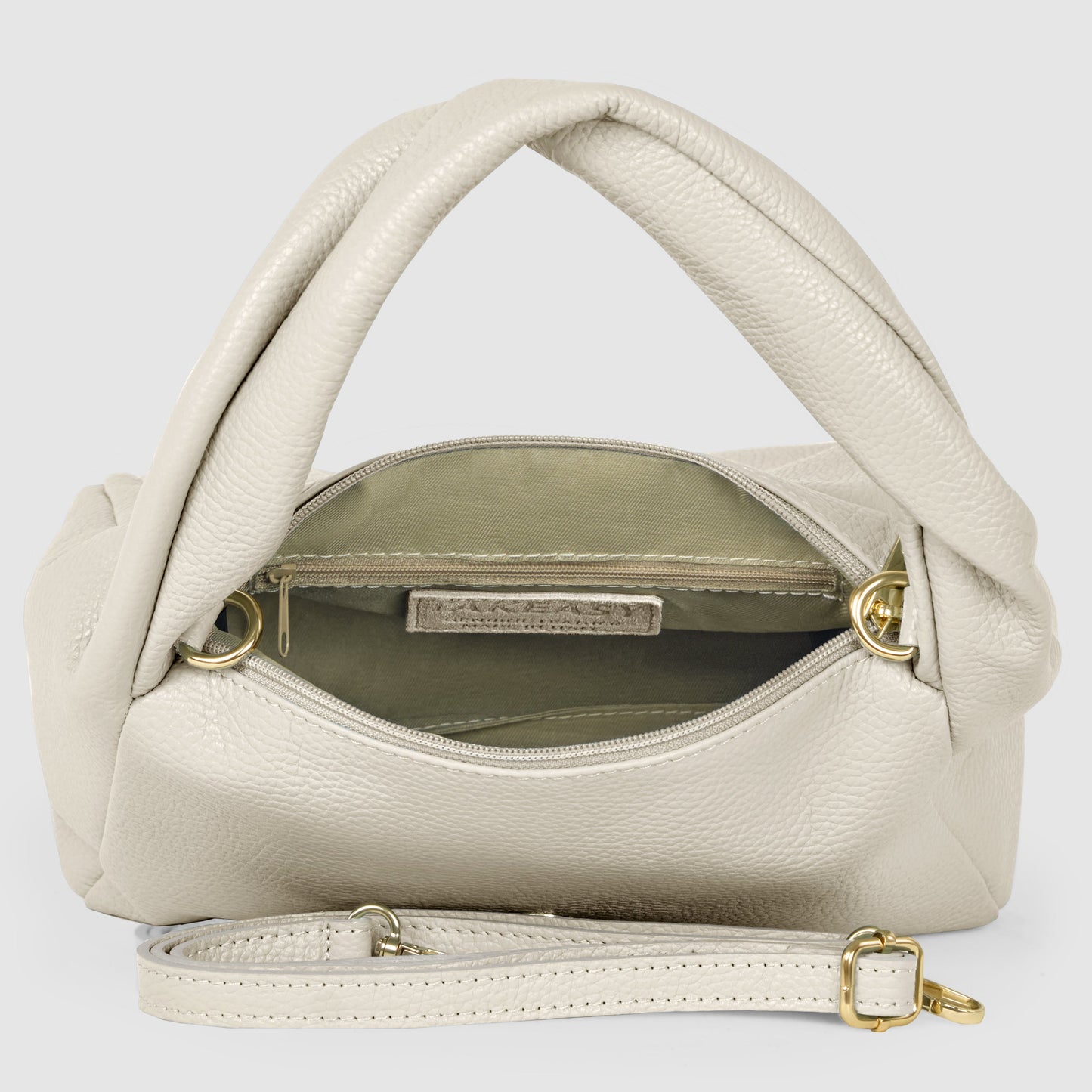Calf Leather Top-Handle Bag