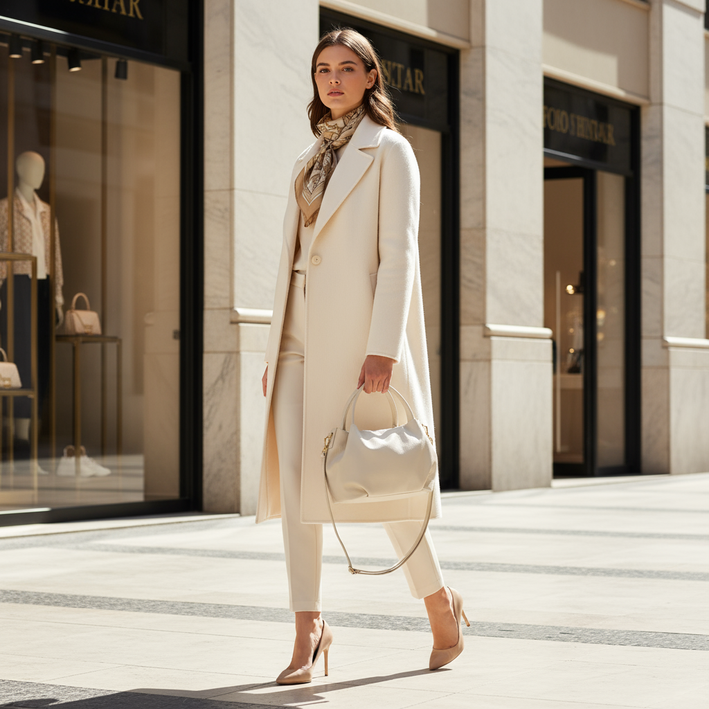 Calf Leather Top-Handle Bag
