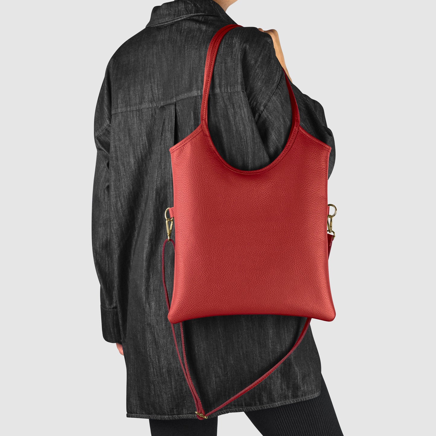 Calf Leather Tote Bag