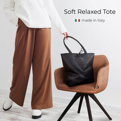 Calf Leather Tote Bag