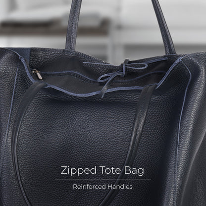 Calf Leather Tote Bag