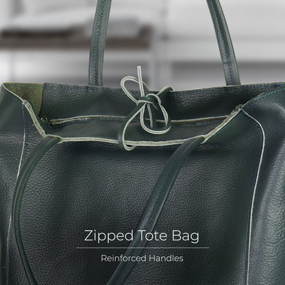Calf Leather Tote Bag