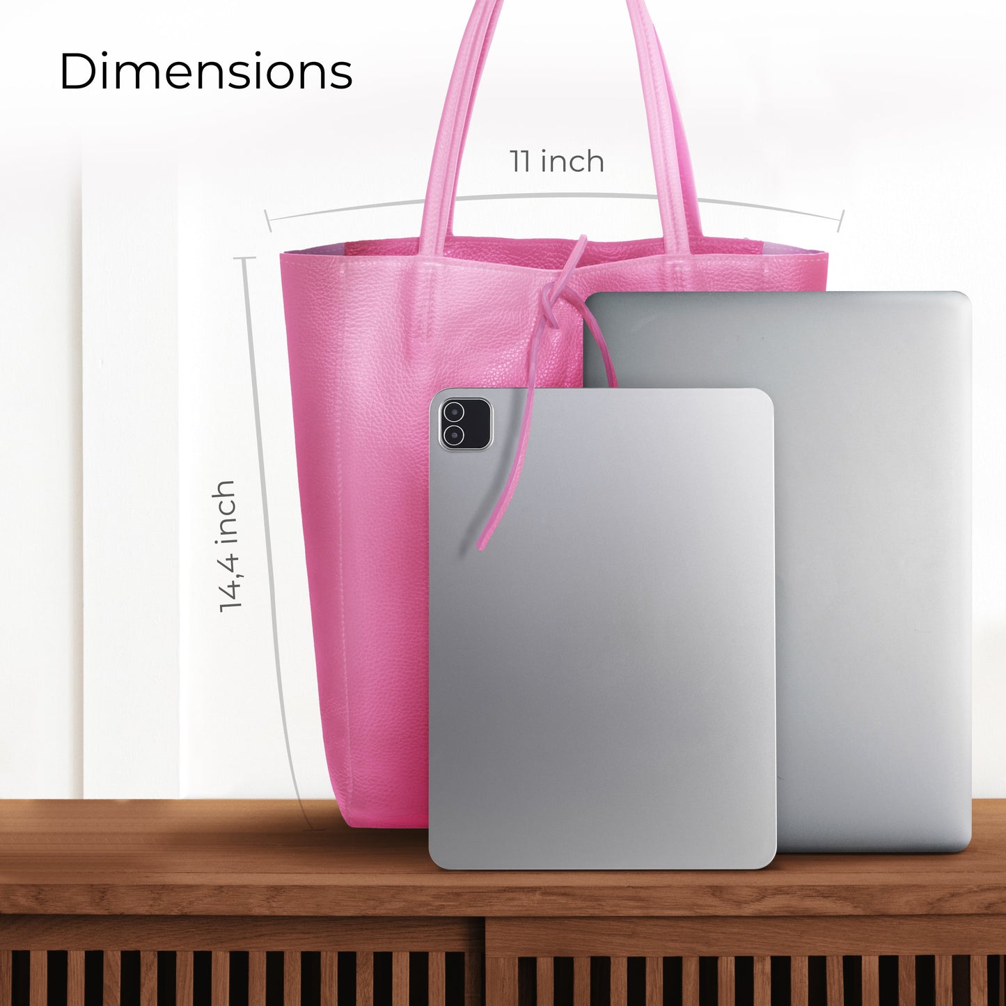 Calf Leather Tote Bag
