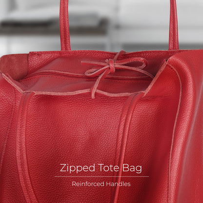 Calf Leather Tote Bag