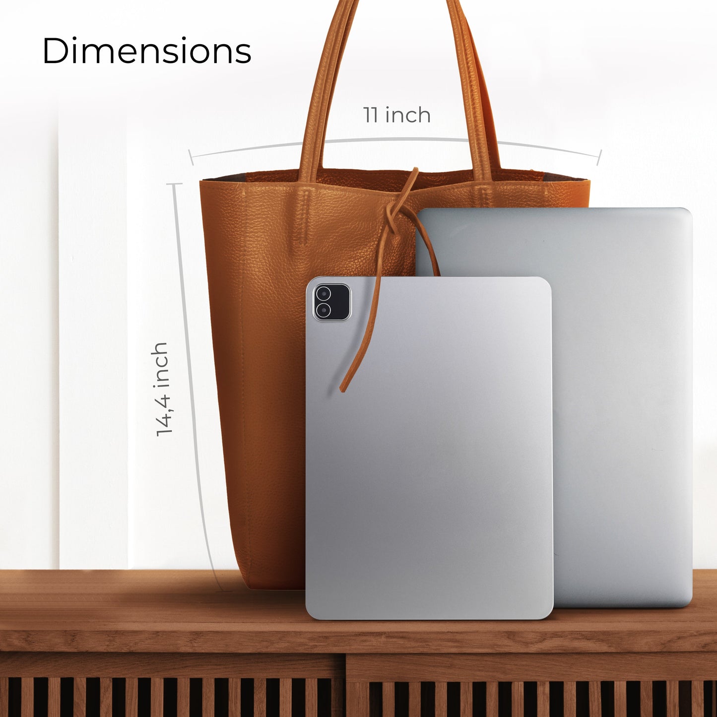 Calf Leather Tote Bag