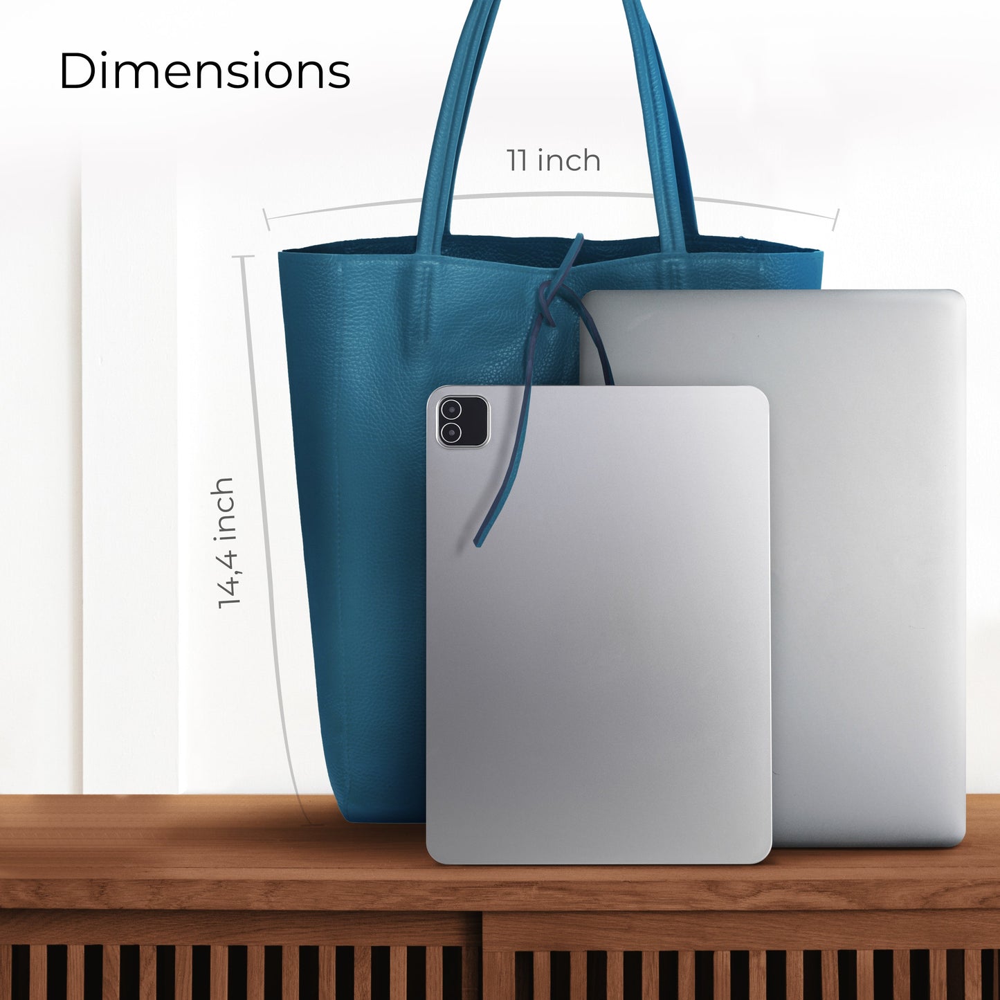 Calf Leather Tote Bag