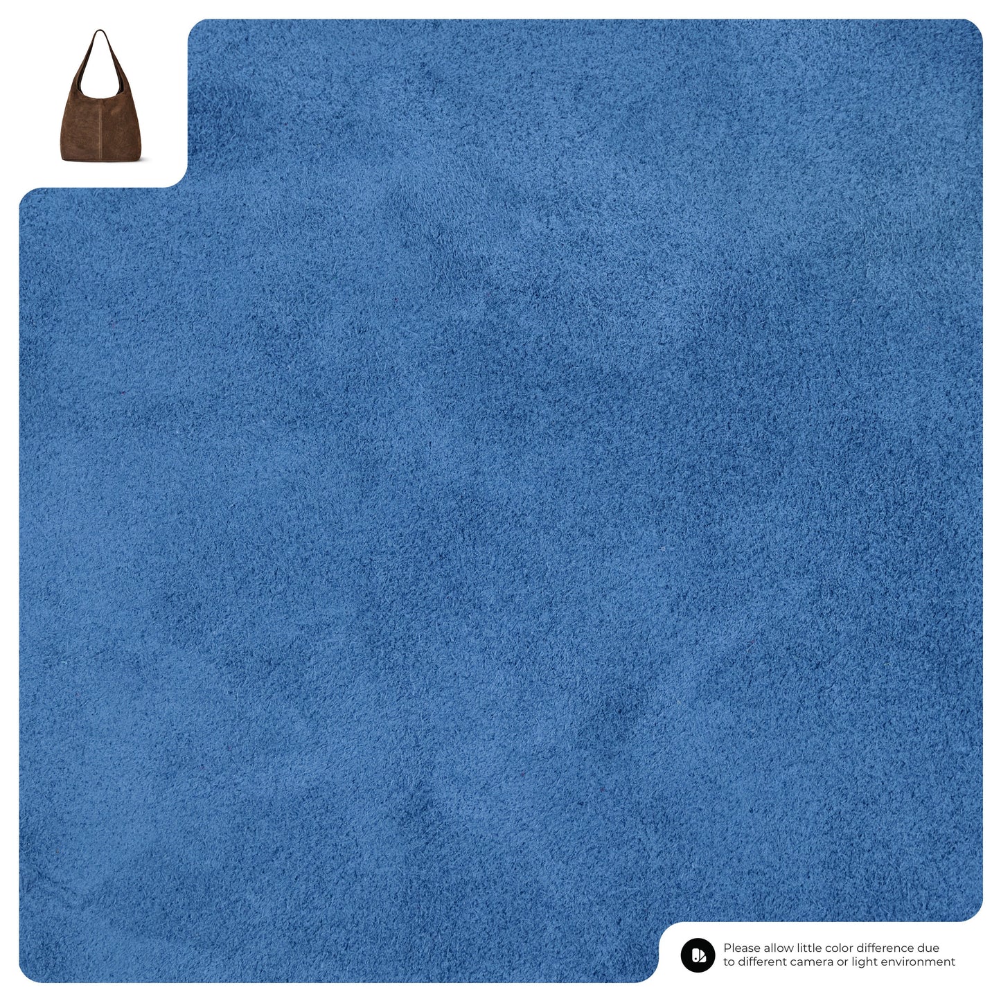 Suede Leather Hobo Bag