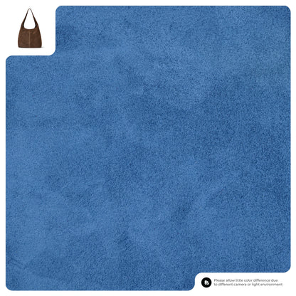 Suede Leather Hobo Bag